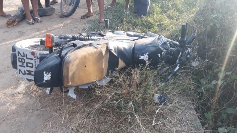 PM registra acidente de moto com vítima fatal na zona rural de Campo Formoso