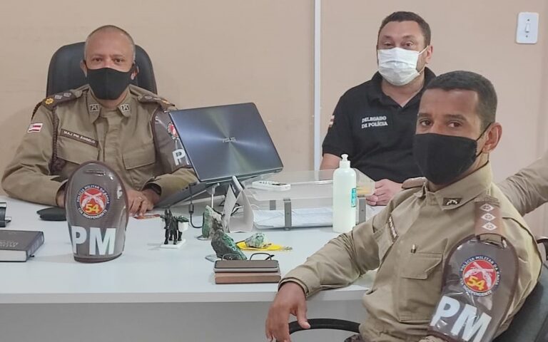 Novo delegado de Campo Formoso se reúne com a PM para discutir combate à criminalidade