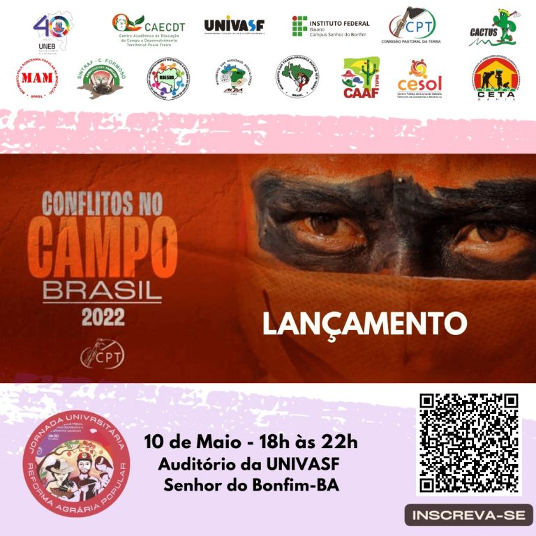 CPT vai lançar Caderno de Conflitos no Campo com registros de violência em Campo Formoso e Antônio Gonçalves