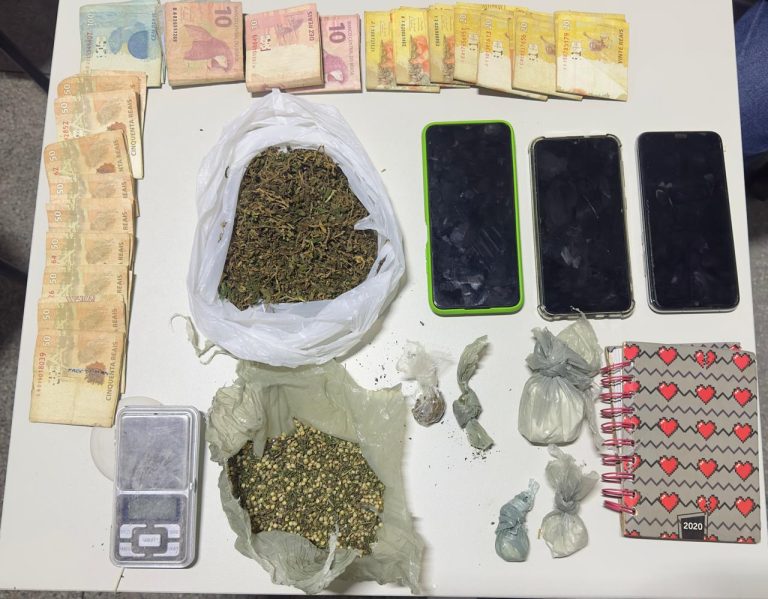 Guarnição da PM prende homem com posse de drogas na zona rural de Campo Formoso